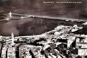 Philippeville - Vue aerienne Port et Ville 3